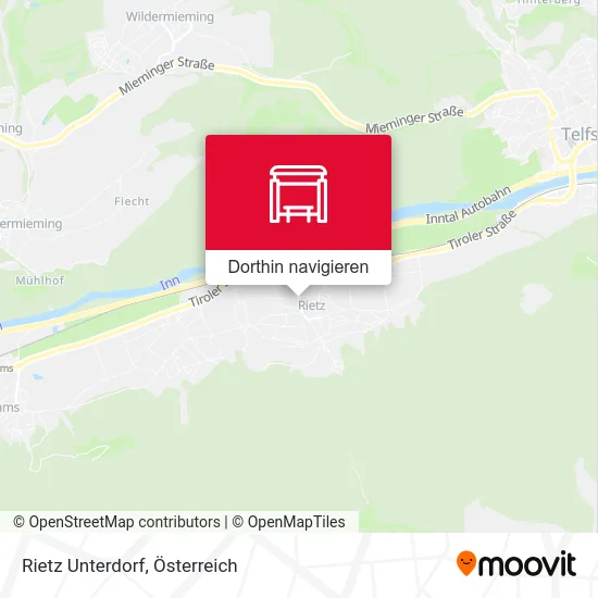 Rietz Unterdorf Karte