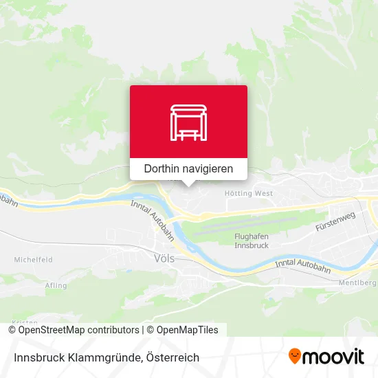 Innsbruck Klammgründe Karte