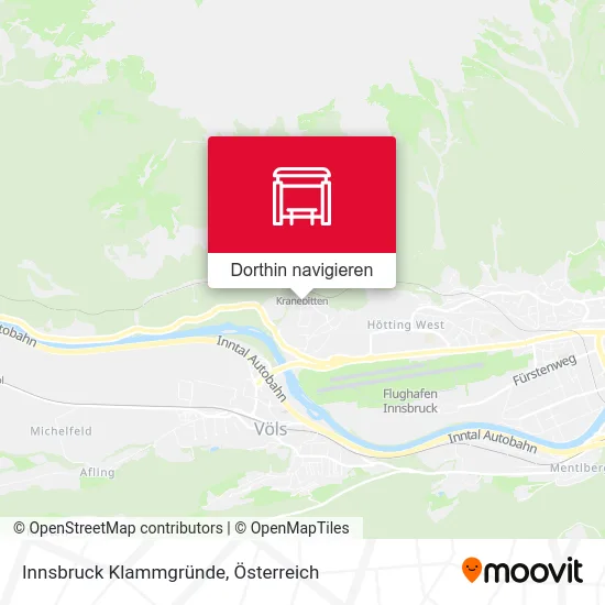 Innsbruck Klammgründe Karte