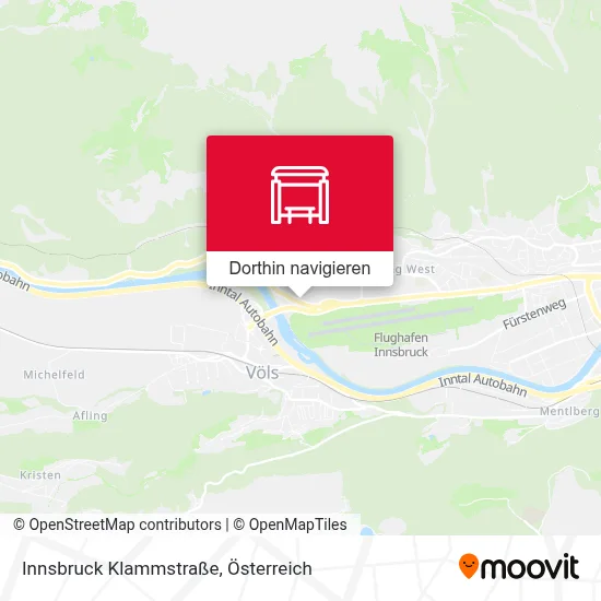 Innsbruck Klammstraße Karte
