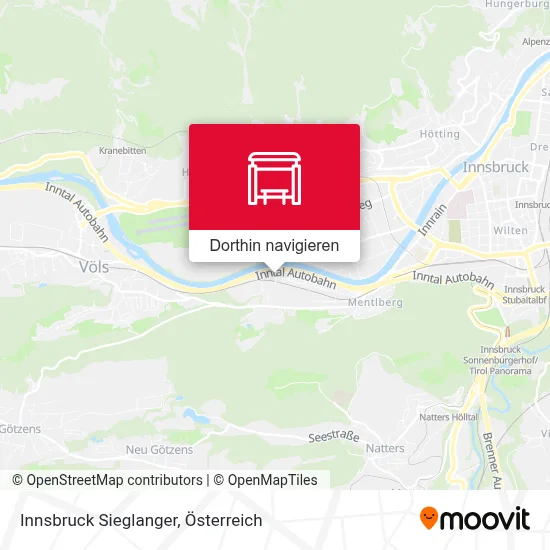 Innsbruck Sieglanger Karte