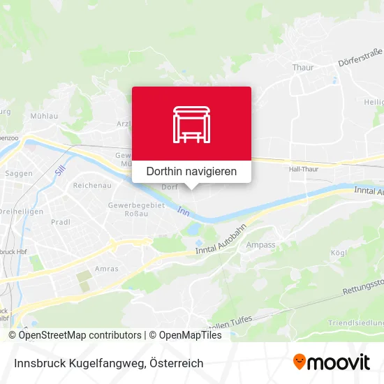 Innsbruck Kugelfangweg Karte