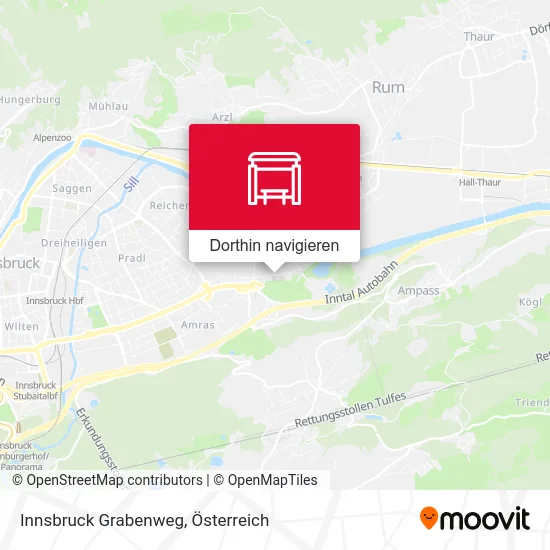 Innsbruck Grabenweg Karte