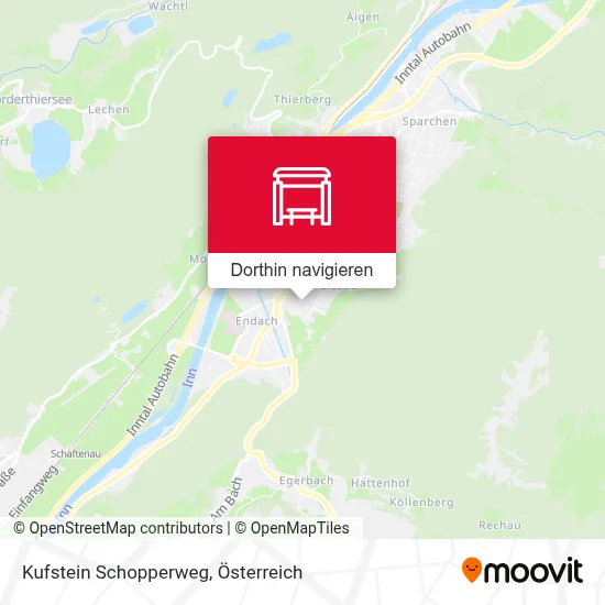 Kufstein Schopperweg Karte