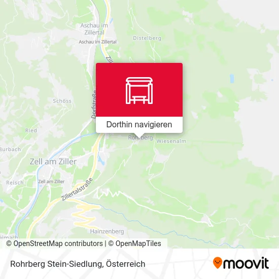 Rohrberg Stein-Siedlung Karte