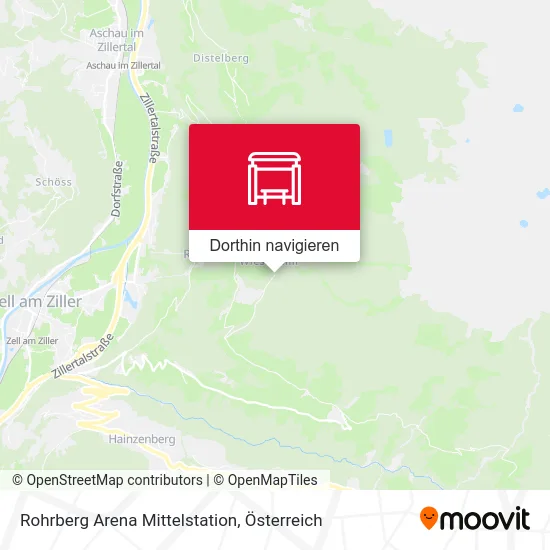 Rohrberg Arena Mittelstation Karte