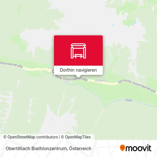 Obertilliach Biathlonzentrum Karte