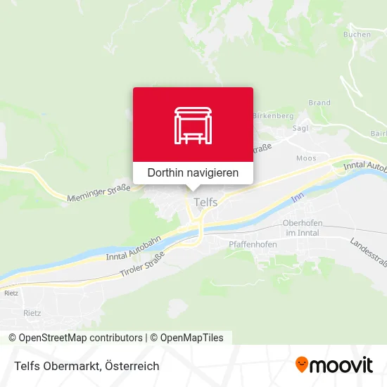Telfs Obermarkt Karte