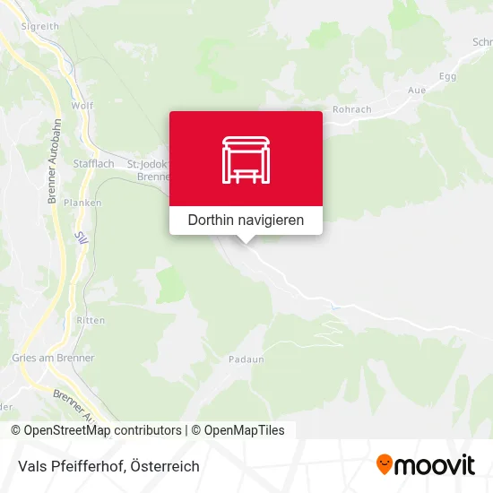 Vals Pfeifferhof Karte