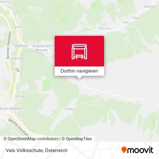 Vals Volksschule Karte