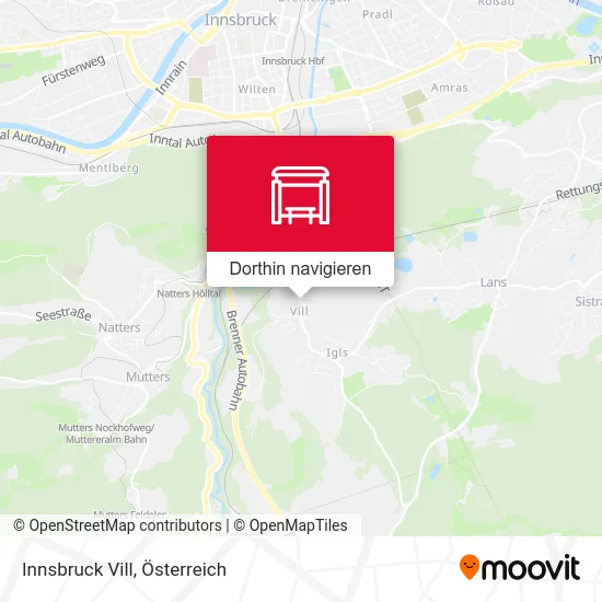 Innsbruck Vill Karte
