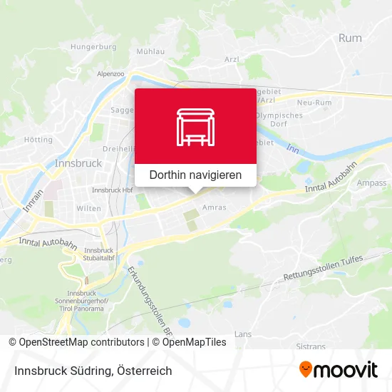 Innsbruck Südring Karte