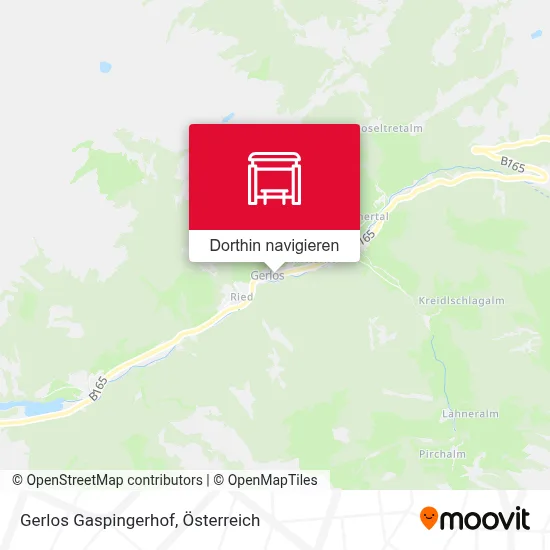 Gerlos Gaspingerhof Karte