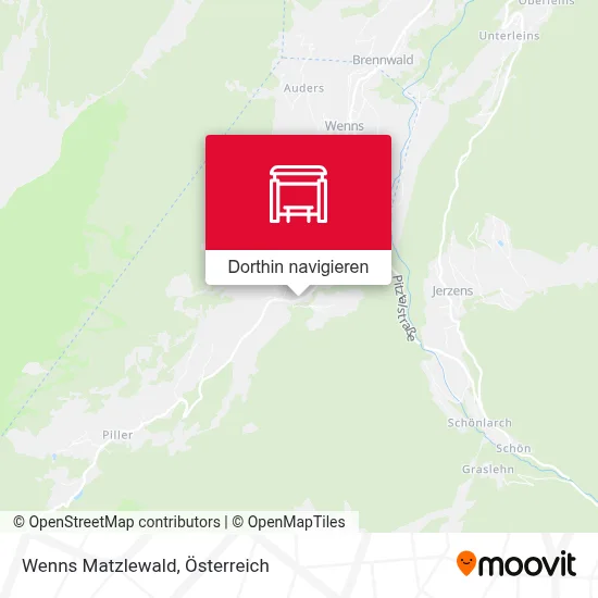 Wenns Matzlewald Karte