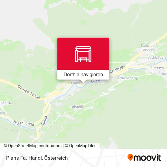 Pians Fa. Handl Karte