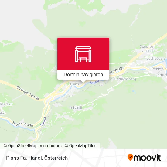 Pians Fa. Handl Karte