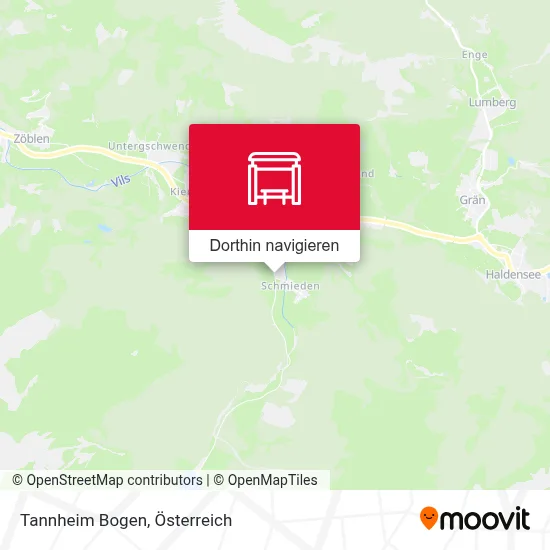 Tannheim Bogen Karte