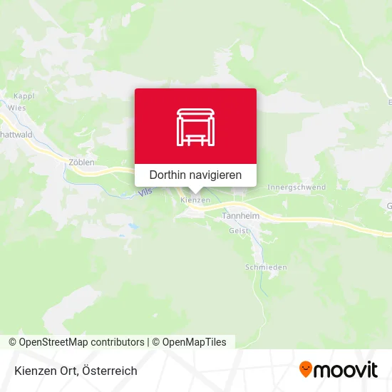 Kienzen Ort Karte