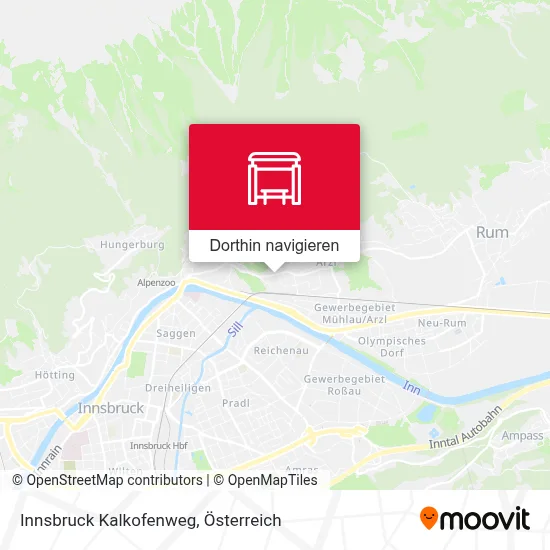 Innsbruck Kalkofenweg Karte