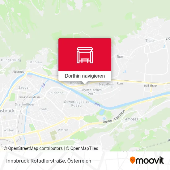 Innsbruck Rotadlerstraße Karte