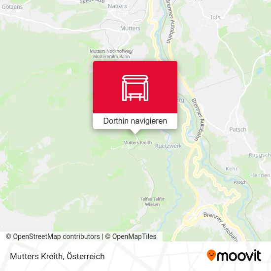 Mutters Kreith Karte