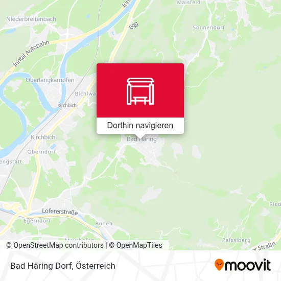 Bad Häring Dorf Karte