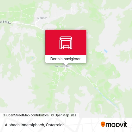 Alpbach Inneralpbach Karte