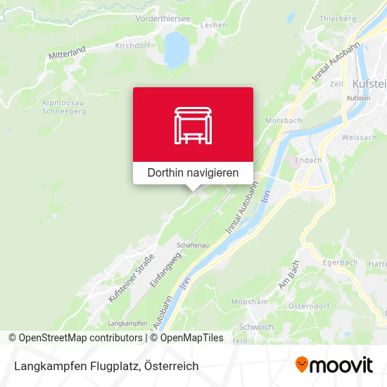 Langkampfen Flugplatz Karte