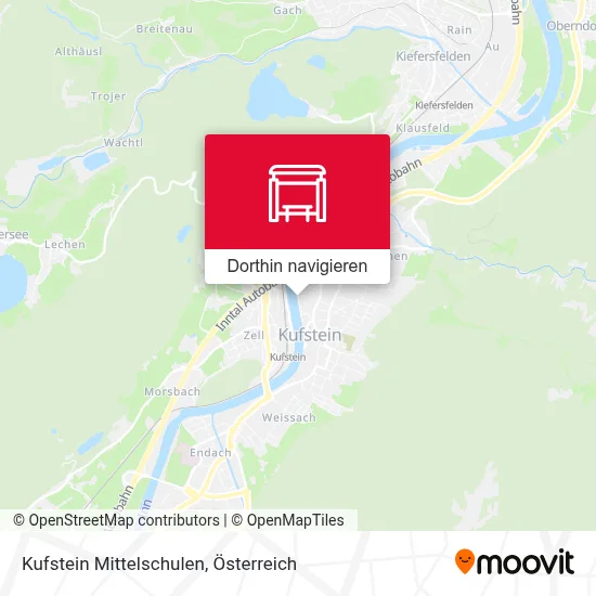 Kufstein Mittelschulen Karte