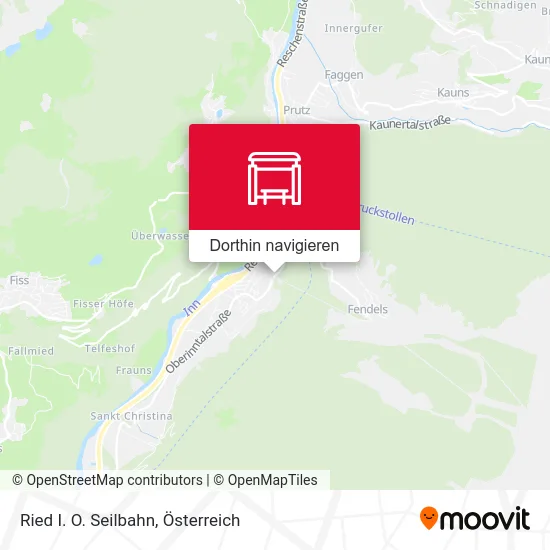 Ried I. O. Seilbahn Karte