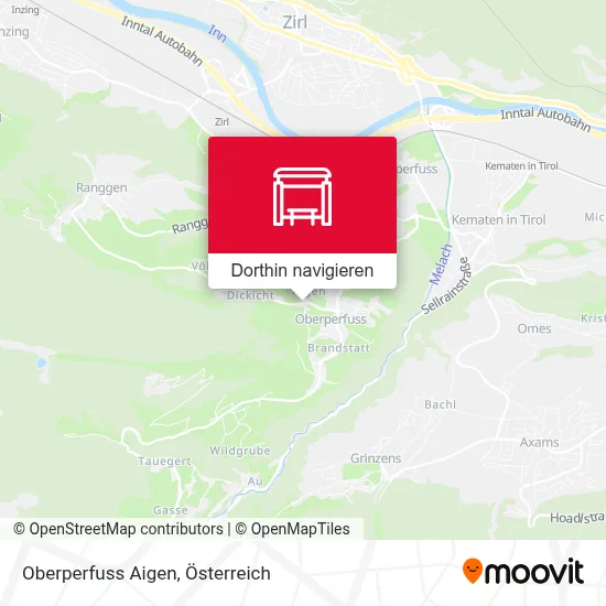 Oberperfuss Aigen Karte