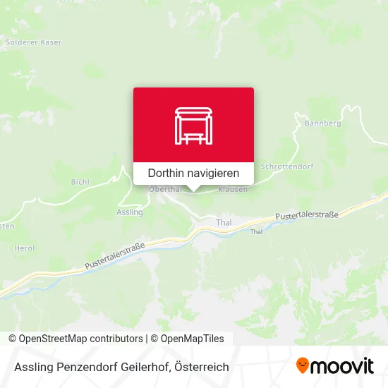 Assling Penzendorf Geilerhof Karte
