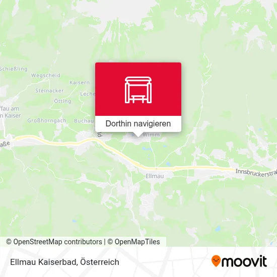 Ellmau Kaiserbad Karte