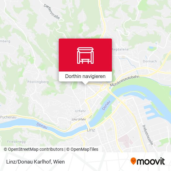 Linz/Donau Karlhof Karte