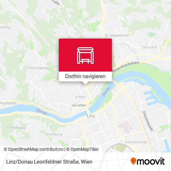 Linz/Donau Leonfeldner Straße Karte