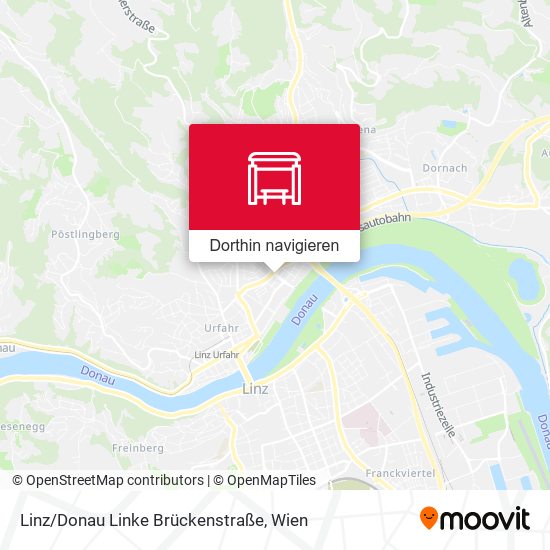 Linz/Donau Linke Brückenstraße Karte