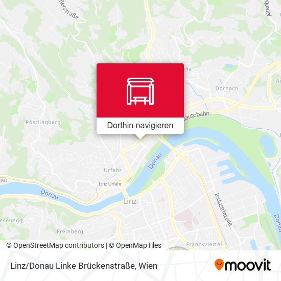 Linz/Donau Linke Brückenstraße Karte