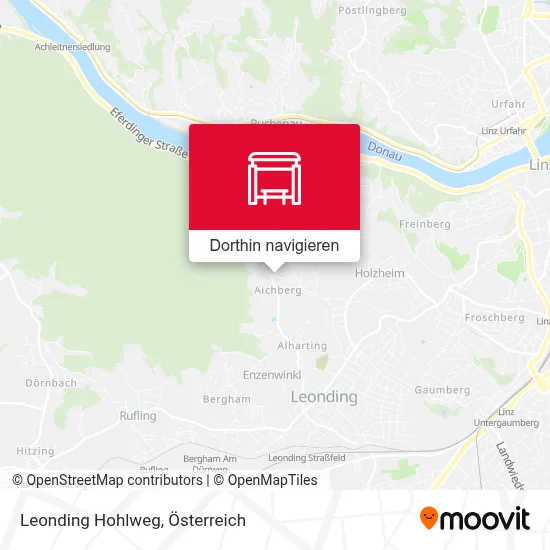 Leonding Hohlweg Karte