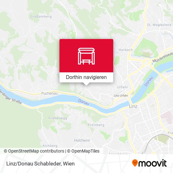 Linz/Donau Schableder Karte