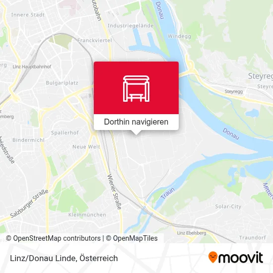 Linz/Donau Linde Karte