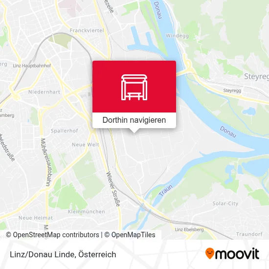 Linz/Donau Linde Karte