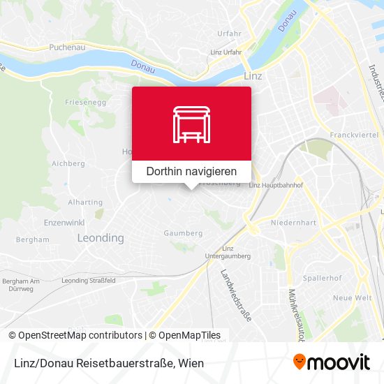 Linz/Donau Reisetbauerstraße Karte