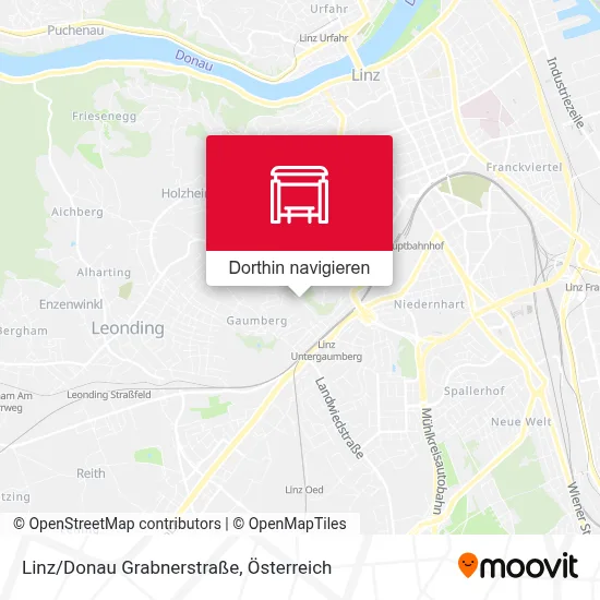 Linz/Donau Grabnerstraße Karte
