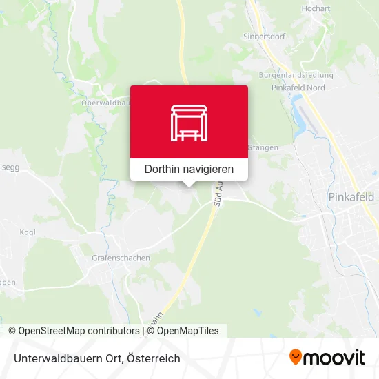 Unterwaldbauern Ort Karte
