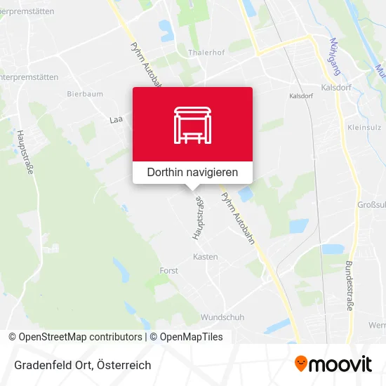 Gradenfeld Ort Karte