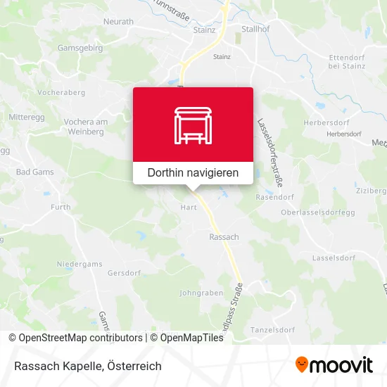 Rassach Kapelle Karte