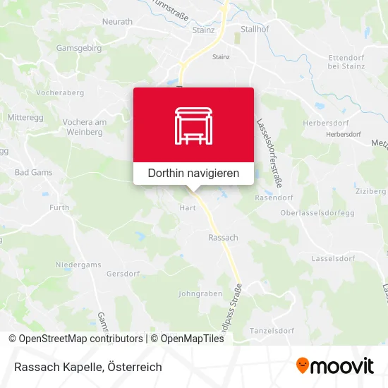 Rassach Kapelle Karte