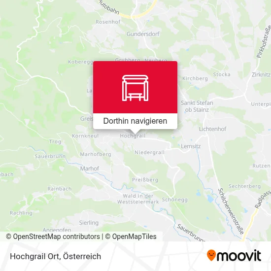 Hochgrail Ort Karte