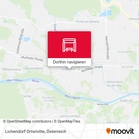 Lichendorf Ortsmitte Karte