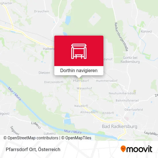 Pfarrsdorf Ort Karte